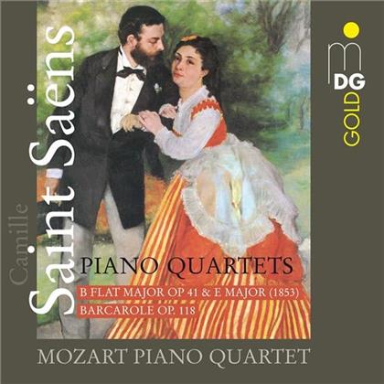 Mozart Piano Quartet & Camille Saint-Saëns (1835-1921) - Klavierquartette (SACD)