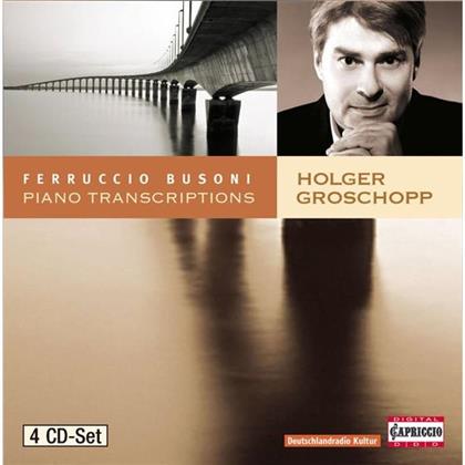 Holger Groschopp & Ferruccio Busoni (1866-1924) - Klav.Transkriptionen (4 CDs)
