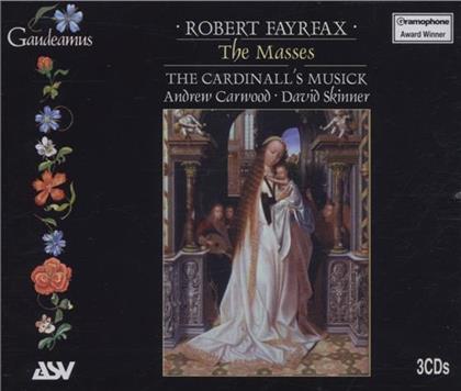 The Cardinall's Musick & Robert Fayrfax - Missa Albanus, Missa O Bone Ih (3 CDs)