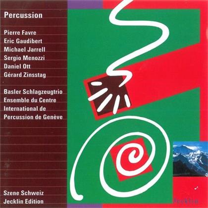 Basler Schlagzeugtrio, Ensemble du Centre International de Percussion de Genève, Pierre Favre, Eric Gaudibert (1936-2012), Michael Jarrell (*1958), … - Percussion