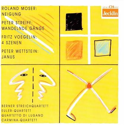 Berner Streichquartett, Quartetto di Lugano, Carmina Quartett, Euler-Quartett, Roland Moser (*1943), … - Schweizer Streichquartette