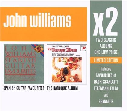 John Williams (*1932) (Komponist/Dirigent) & --- - X2 Baroque Album/Spanish Guitar Fav. (2 CDs)