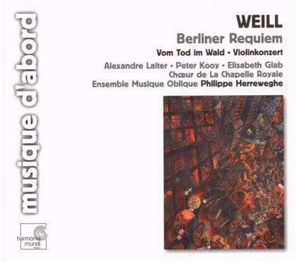 Laiter Alexander/ Peter Kooy, & Kurt Weill (1900-1950) - Berliner Requiem, Konzert Fuer