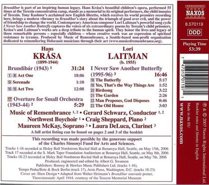 Various & Krasa/Laitman - Brundibar/I Never Saw Another