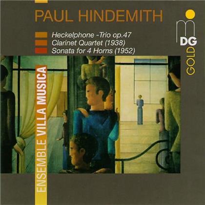 Ensemble Villa Musica & Paul Hindemith (1895-1963) - Trio Op. 47/Clarinet Quartet
