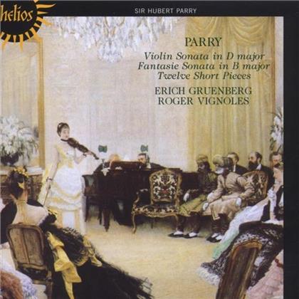 Erich Gruenberg - Roger Vignol & Sir Hubert Parry - Sonatas