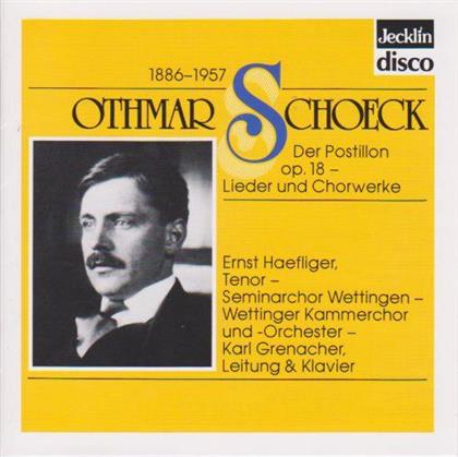 Seminarchor Wettingen, Wettinger Kammerchor, Othmar Schoeck (1886-1957), Ernst Haefliger & Karl Grenacher - Der Postillon Op.18 - Lieder U