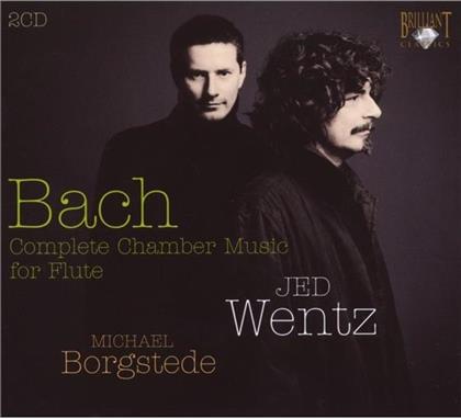Wentz Jed/Borgstede Michael & Johann Sebastian Bach (1685-1750) - Sämtl.Flötensonaten (2 CDs)