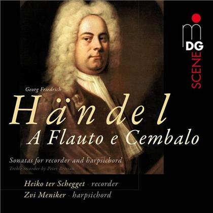 Ter Schegget Heiko/ Menike Zvi & Georg Friedrich Händel (1685-1759) - Sonatas For Recorder And Harps (SACD)