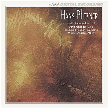 Geringas, Cello/ So Bamberg, & Hans Erich Pfitzner (1869 - 1949) - Konzert Fuer Cello Op42, Op52,