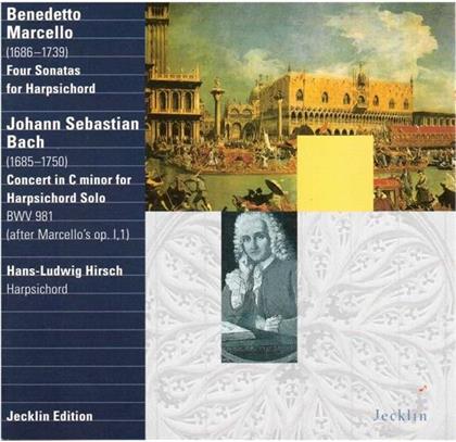 Hans Ludwig Hirsch Cembalo, Benedetto Marcello (1686-1739) & Johann Sebastian Bach (1685-1750) - 4 Sonaten Für Cembalo / Cembalo Concerto in C Minor BWV 981