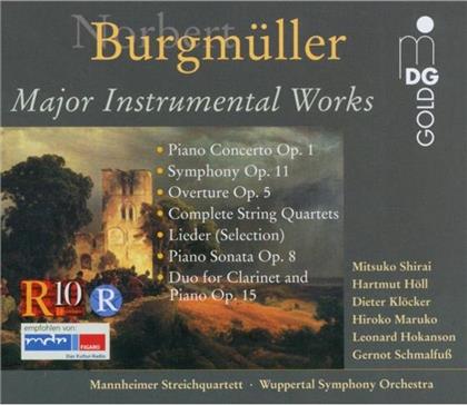 Hokanson Maruko Höll Klöcker & Burgmueller Norbert (1810 - 1836) - Instrumentalwerke (4 CDs)