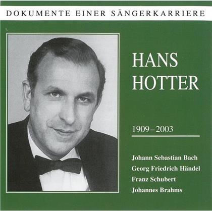 Hans Hotter & Bach/Händel/Schubert/Brahms - Lieder Und Arien