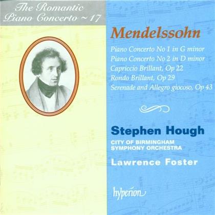 Hough Stephen / City Of Birmingham Symph & Felix Mendelssohn-Bartholdy (1809-1847) - Piano Concertos