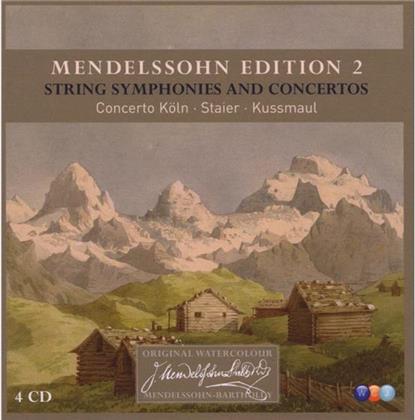 Staier/Kussmaul/Cok & Felix Mendelssohn-Bartholdy (1809-1847) - Edition Vol.2 - String Symphonie (4 CD)