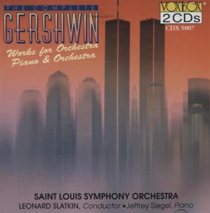 Siegel Jeffrey / Saint Louis So & George Gershwin (1898-1937) - Gershwin - Complete Works For (2 CDs)