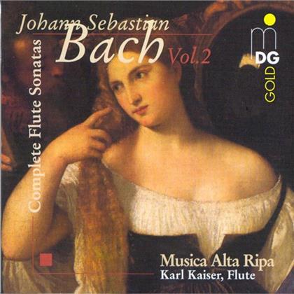 Kaiser, Karlmusica Alta Ripa & Johann Sebastian Bach (1685-1750) - Complete Flute Sonatas Vol. 2