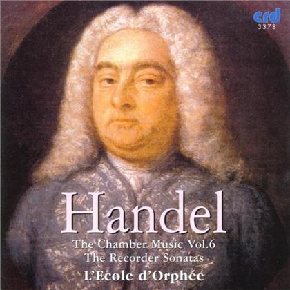 Lecole Dorphee & Georg Friedrich Händel (1685-1759) - Recorder Sonatas