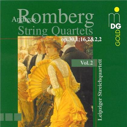 Leipziger Streichquartett & Andreas Romberg (1767-1821) - String Quartets Vol. 2