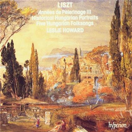 Leslie Howard Piano & Franz Liszt (1811-1886) - Vol 12 3E Annee De Pelerinage