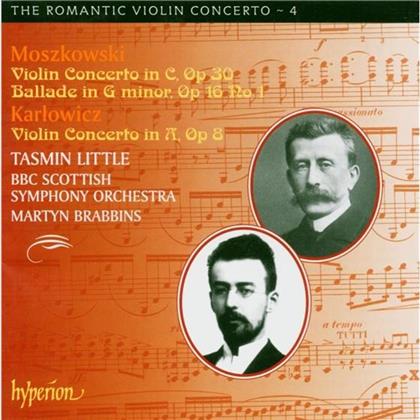 Little, Bbc Scottish Symphony & Moszkowski/Karlowicz - Violin Concertos