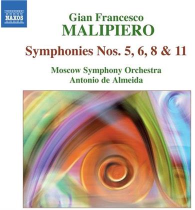 Almeida Antonio De / Moscow So & Gian Francesco Malipiero (1882-1973) - Sinfonien Vol.3 - 5,6,8,11