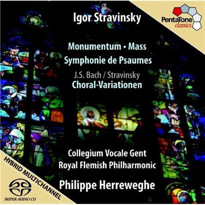 Herreweghe Philippe / Collegium Vocale & Bach / Strawinsky Igor - Monumentum / Messe (Hybrid SACD)