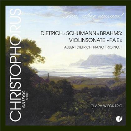 Clara Wieck & Dietrich Albert/ Schumann Robert/ Brahms - Violinsonate Fae. Piano Trio No. 1