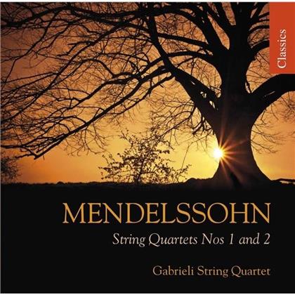 Gabrieli String Quartet & Felix Mendelssohn-Bartholdy (1809-1847) - Streichquart.1 & 2