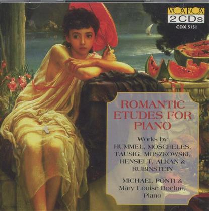 Michael Ponti & Hummel Johann Nepoluk/Moscheles Ignaz - Romantic Etudes For Piano (2 CDs)