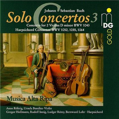 Musica Alta Ripa & Johann Sebastian Bach (1685-1750) - Complete Solo Concertos Vol.3