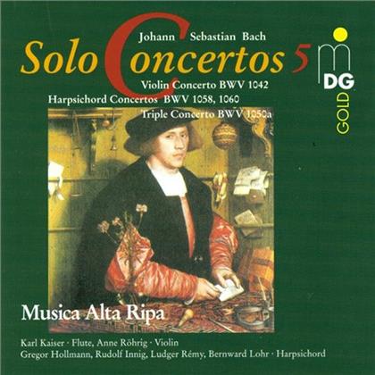 Musica Alta Ripa & Johann Sebastian Bach (1685-1750) - Complete Solo Concertos Vol.5
