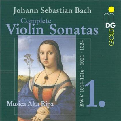 Musica Alta Ripa & Johann Sebastian Bach (1685-1750) - Complete Violin Sonatas Vol. 1