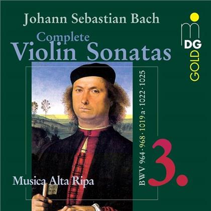 Musica Alta Ripa & Johann Sebastian Bach (1685-1750) - Complete Violin Sonatas Vol. 3