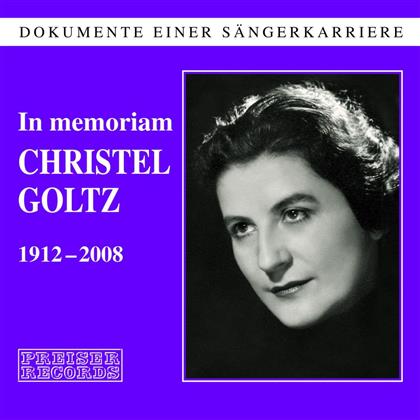 Christel Goltz & --- - Dokumente Einer Sängerkarriere (2 CD)