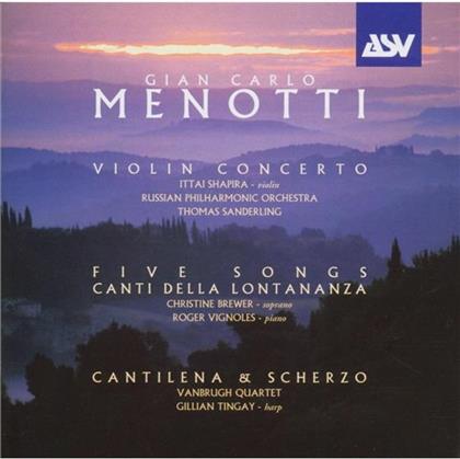 Ittai Shapira & Gian Carlo Menotti (1911-2007) - Canti Della Lontananza, Cantil