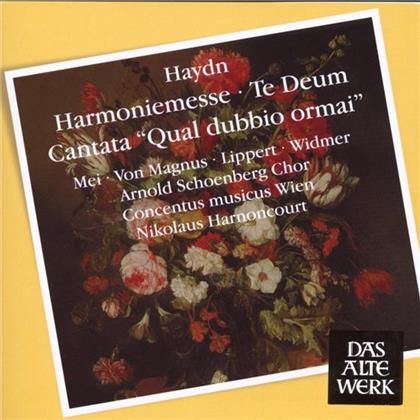 Joseph Haydn (1732-1809), Nikolaus Harnoncourt & Concentus Musicus Wien - Harmoniemesse/Cantata/Te Deum