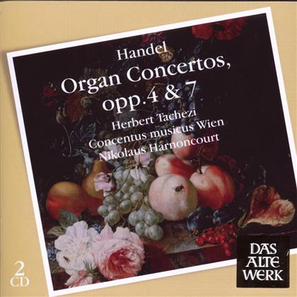 Herbert Tachezi, Georg Friedrich Händel (1685-1759) & Nikolaus Harnoncourt - Organ Concertos Op.4&7 (2 CDs)