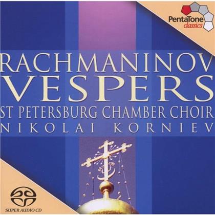 Kammerchor St Petersburg & Sergej Rachmaninoff (1873-1943) - Vespers Op37 (Hybrid SACD)