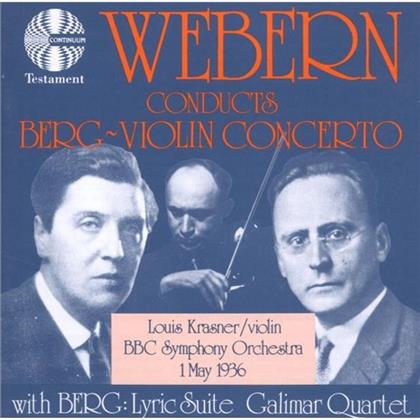 Krasner, Violine/ So Bbc & Alban Berg (1885-1935) - Konzert Fuer Violine Dem Anden