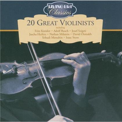 Kreisler, Busch, Szigeti, Oistrach & --- - 20 Great Violinists