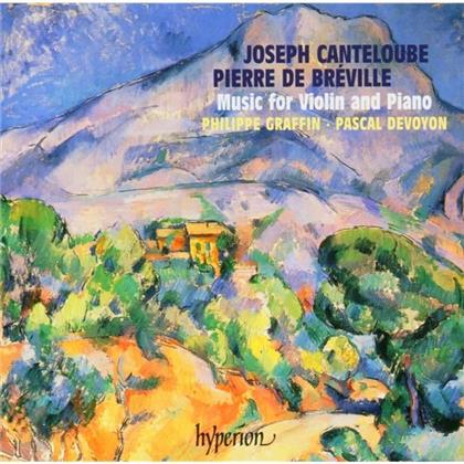 Philippe Graffin Violin, Pasca & Breville/Canteloube - Violin Sonatas