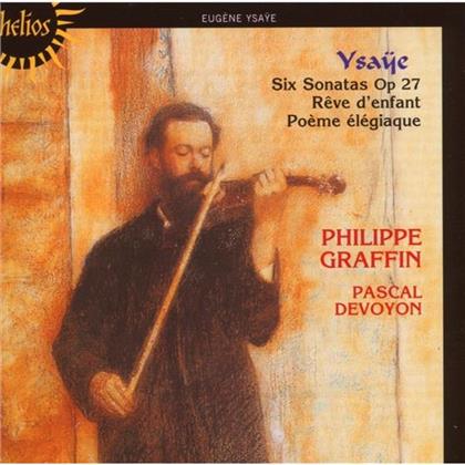 Philippe Graffin - Pascal Devo & Eugène Ysaÿe (1858-1931) - Ysaye Sechs Sonaten Op.27