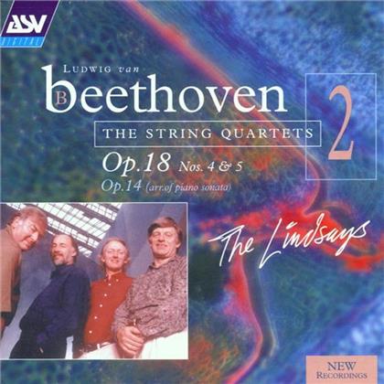 Lindsay Quartett & Ludwig van Beethoven (1770-1827) - Quartett Op14 (Bearbeitung Beethoven)