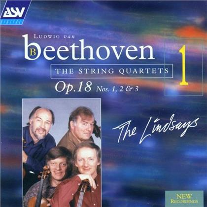 Lindsay Quartett & Ludwig van Beethoven (1770-1827) - Quartett Op18/1, Op18/2, Op18/