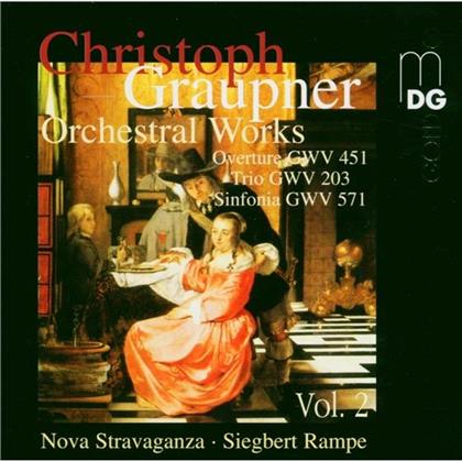 Rampe, Siegbert, Nova Stravaga & Johann Christoph Graupner (1683-1760) - Orchestral Works Vol. 2