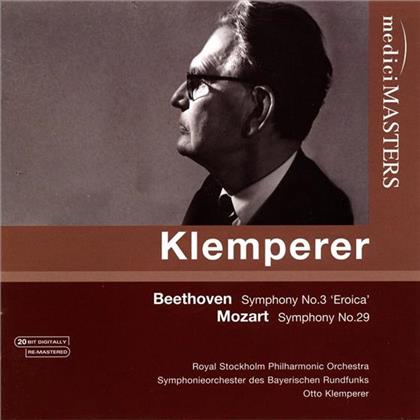 Klemperer Otto / Royal Stockholm/Bayr.Ro & Beethoven/Mozart - Sinfonie 3 Eroica / Sinfonie 29 Kv201