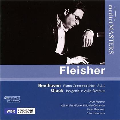 Leon Fleisher & Beethoven Ludwig Van / Gluck - Klav.Konz.2&4 / Ouvert. Iphigenie Aus A.