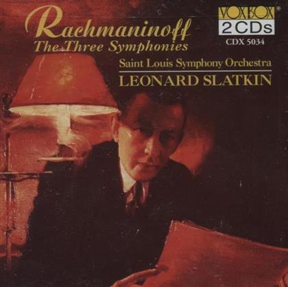 Slatkin Leonard / Saint Louis So & Sergej Rachmaninoff (1873-1943) - Rachmaninoff - Symphonies Nos. (2 CDs)