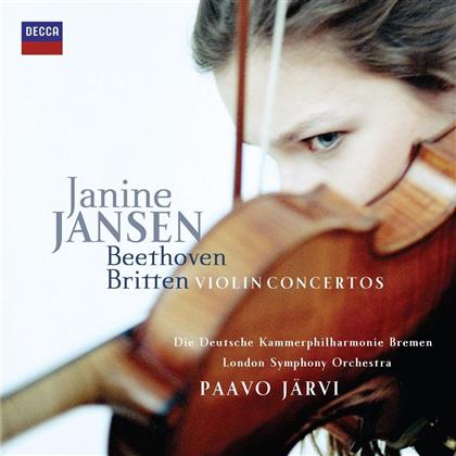 Ludwig van Beethoven (1770-1827), Sir Benjamin Britten (1913-1976), Paavo Järvi, Janine Jansen, … - Violin Concertos